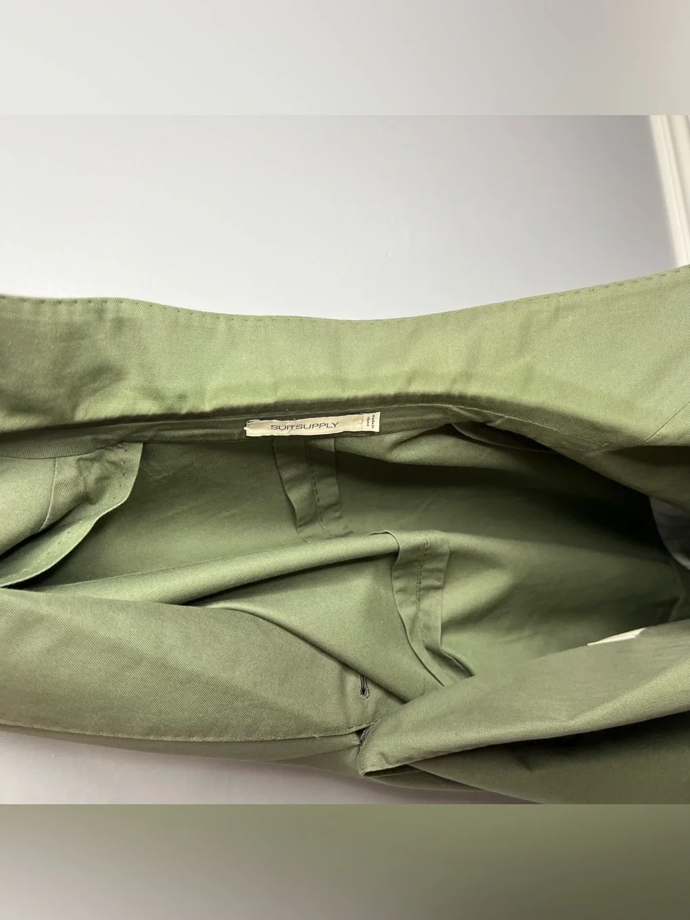 Suitsupply Havana Double Breasted 4 Button Unlined Blazer Mens EU 54 US 44 Green